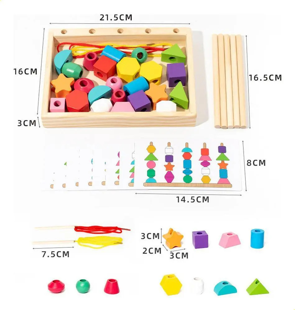 /// Brinquedo Educativo Zs E Empilhamento De Madeira /// - Imagem 3