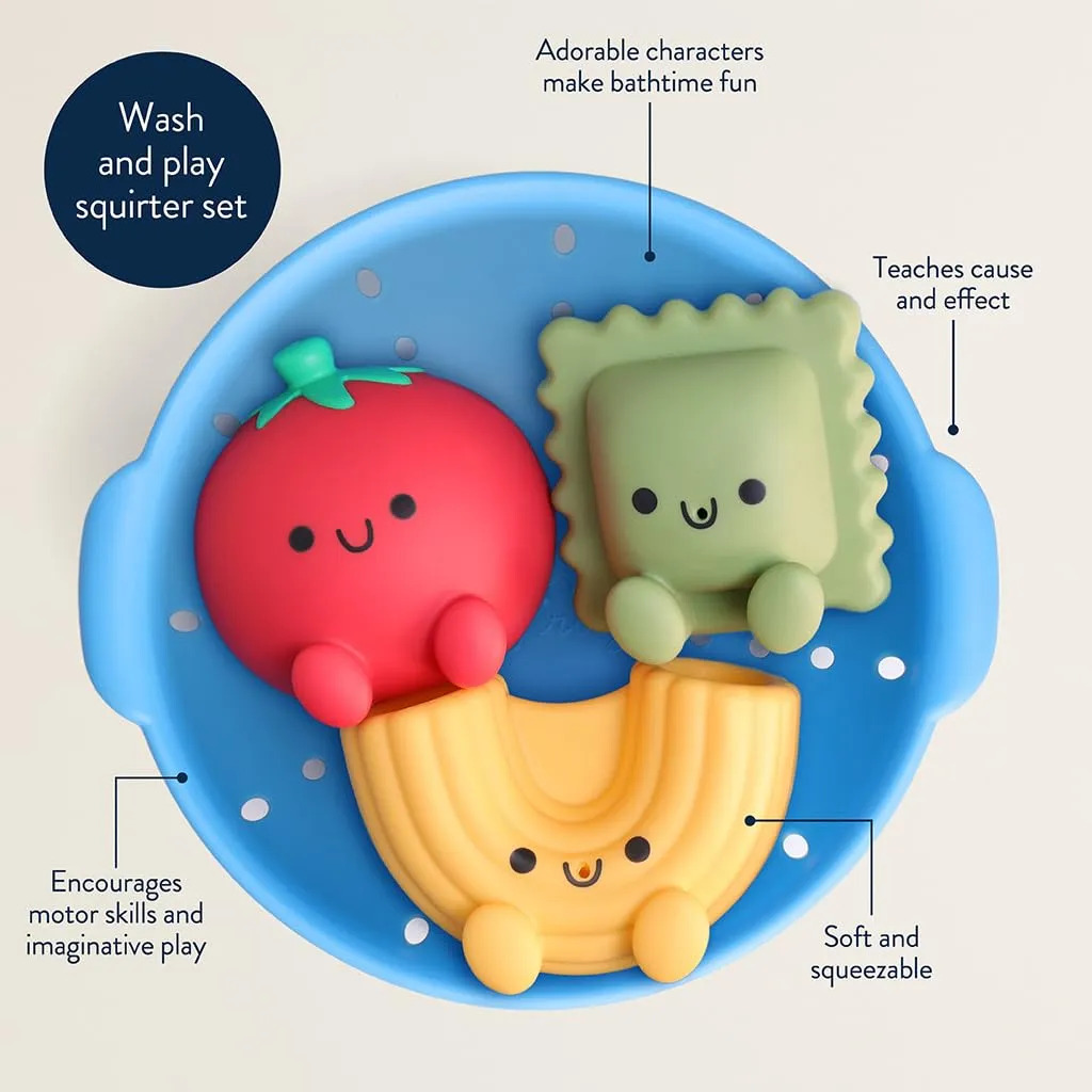 Conjunto De 3 Brinquedos Texturizados Itzy Bath Squirter Toy Coral-claro - Imagem 5