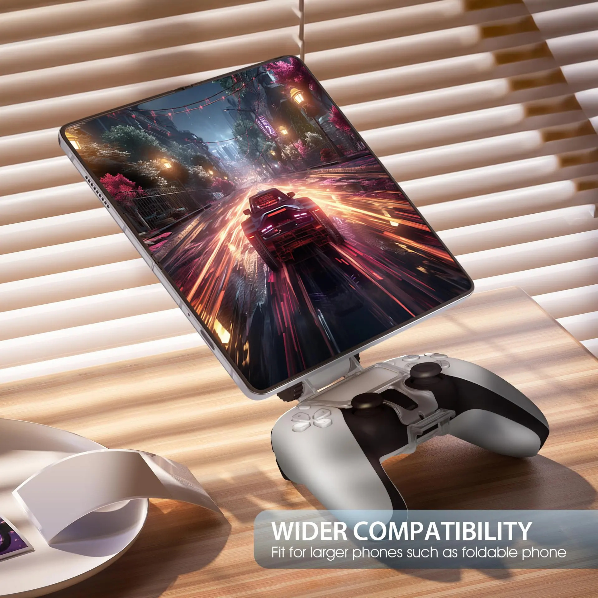 Magnetic Controller Phone Mount Clip For Ps5 Dualsense - Imagem 4