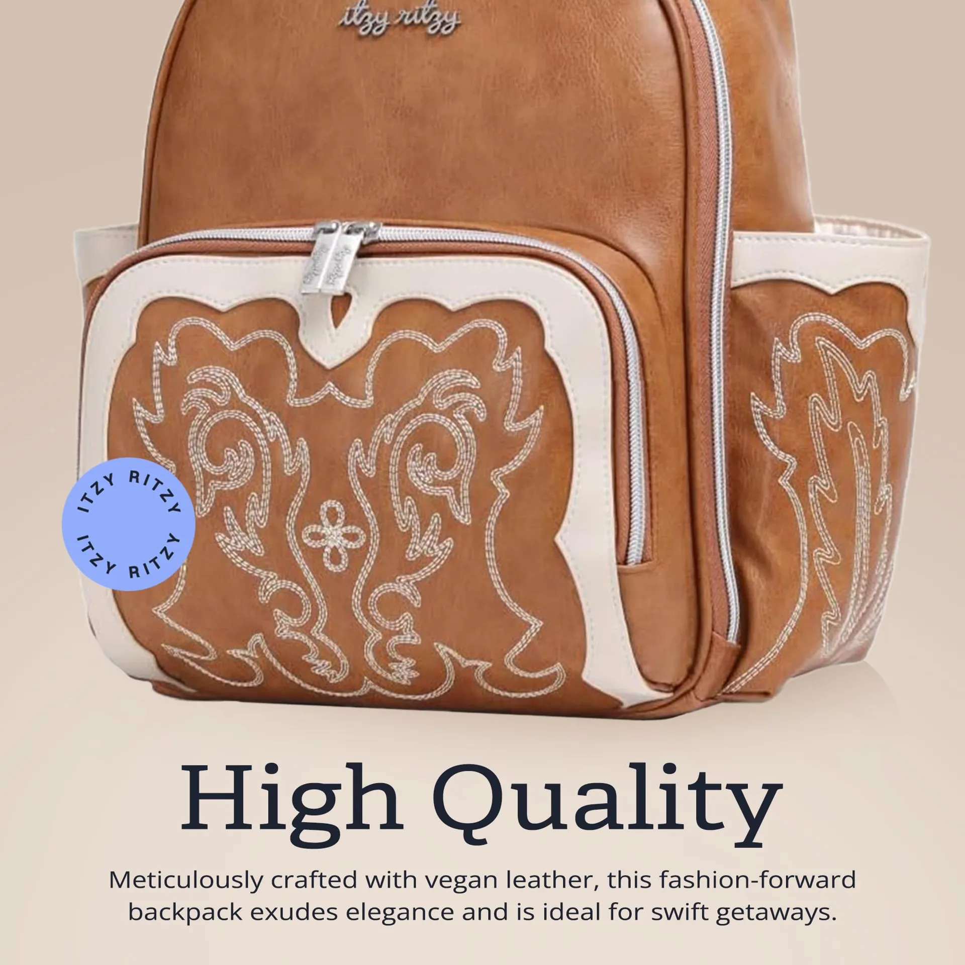 Mini Mochila De Fraldas Itzy Ritzy Design Chique Em Forma - Imagem 5